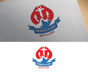 Uncharted Alaska Distillery | Logo-Design von BabAgori