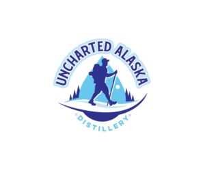 Uncharted Alaska Distillery | Logo Design by Buck Tornado