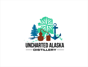 Uncharted Alaska Distillery | Logo Design by BNdesigner