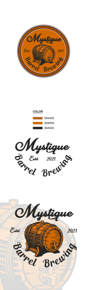 Logo Design by juwel@islam for Mystique Barrel Brewing  | Design: #26909367