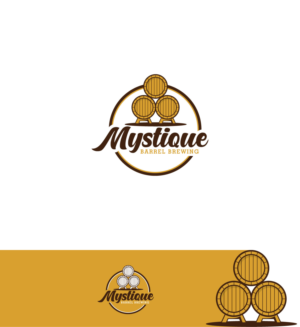 Logo Design by ecorokerz for Mystique Barrel Brewing  | Design: #26898455