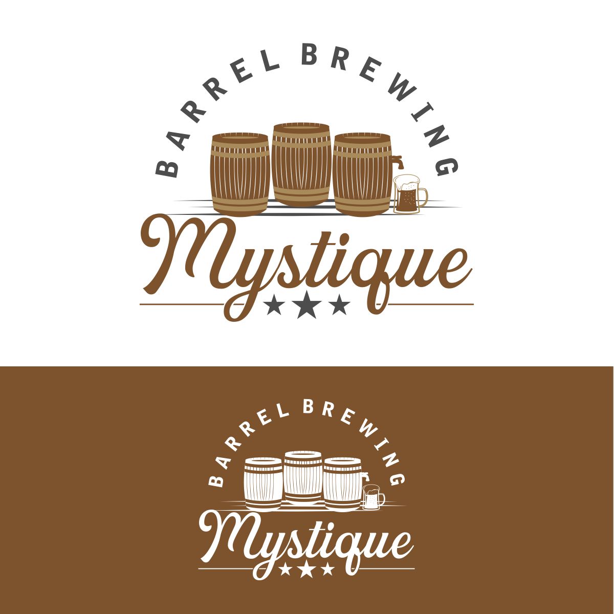 Logo Design by fly  design for Mystique Barrel Brewing  | Design #26902855