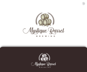 Logo Design by D_Mantra for Mystique Barrel Brewing  | Design: #26906020