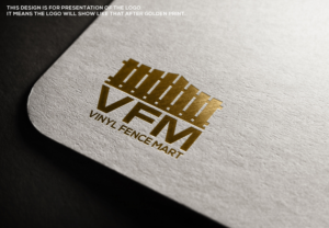 VFM Vinyl Fence Mart | Logo Design by Jennifer©