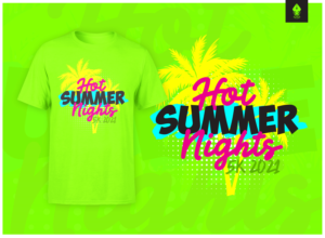 Hot Summer Nights Run Series Shirt | T-shirt Design by mngkw