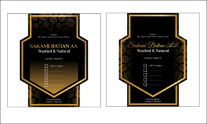 Label for high-end indie coffee package | Grafik-Design von dclawstudio