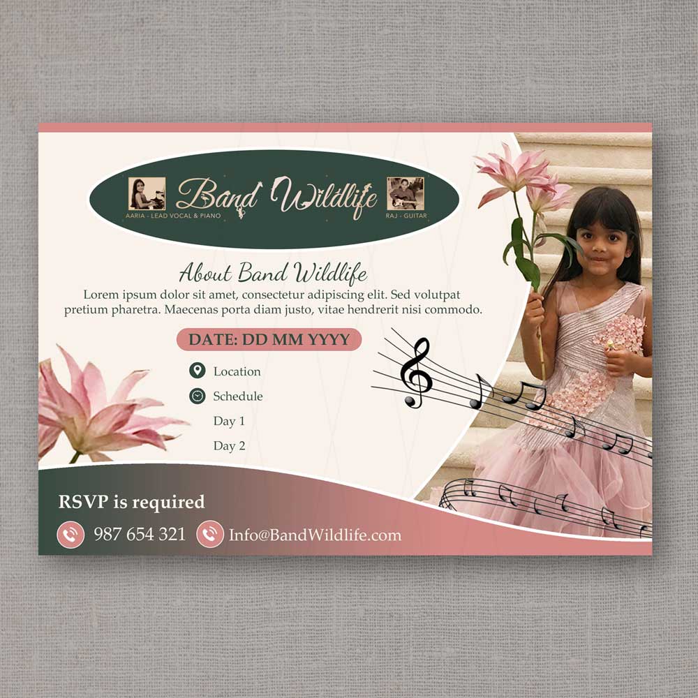 Karten-Design von DA. für dieses Projekt | Design #26906067