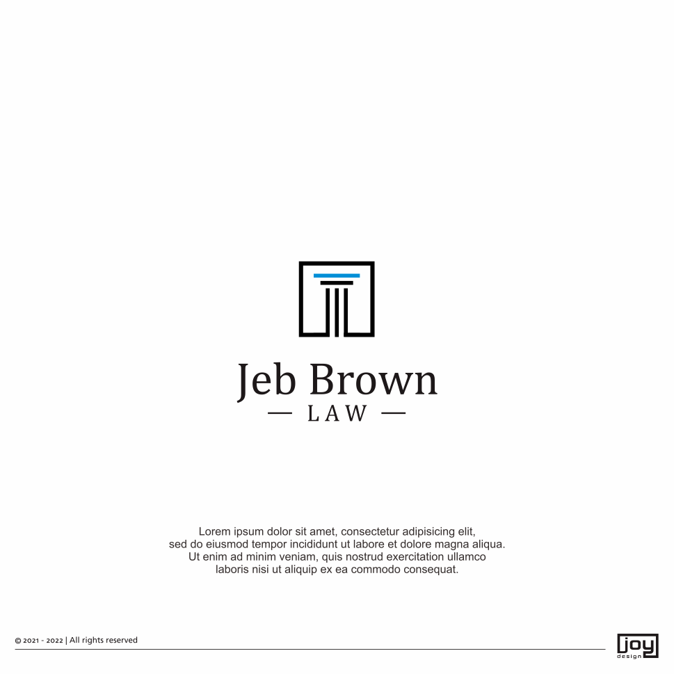 Logo Design by joysetiawan  for Jeb Brown Law | Design #26906399