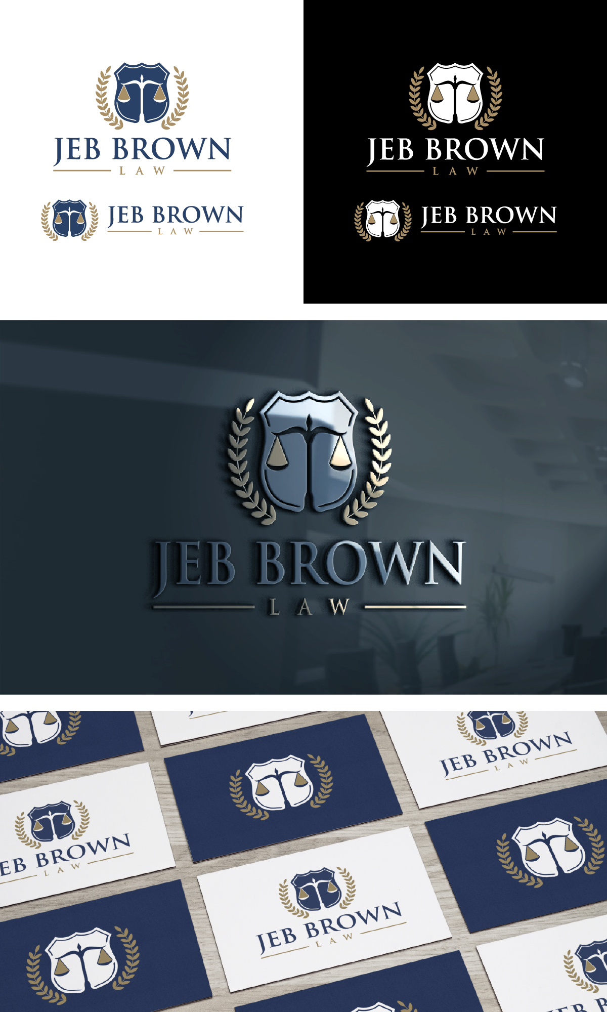 Logo Design by sangeloenriquez for Jeb Brown Law | Design #26901846