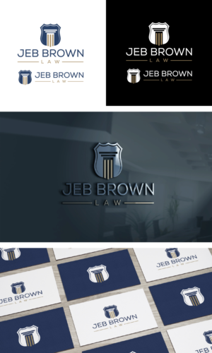Logo-Design von sangeloenriquez für Jeb Brown Law | Design: #26904809