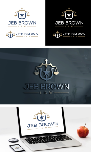 Logo-Design von sangeloenriquez für Jeb Brown Law | Design: #26906414