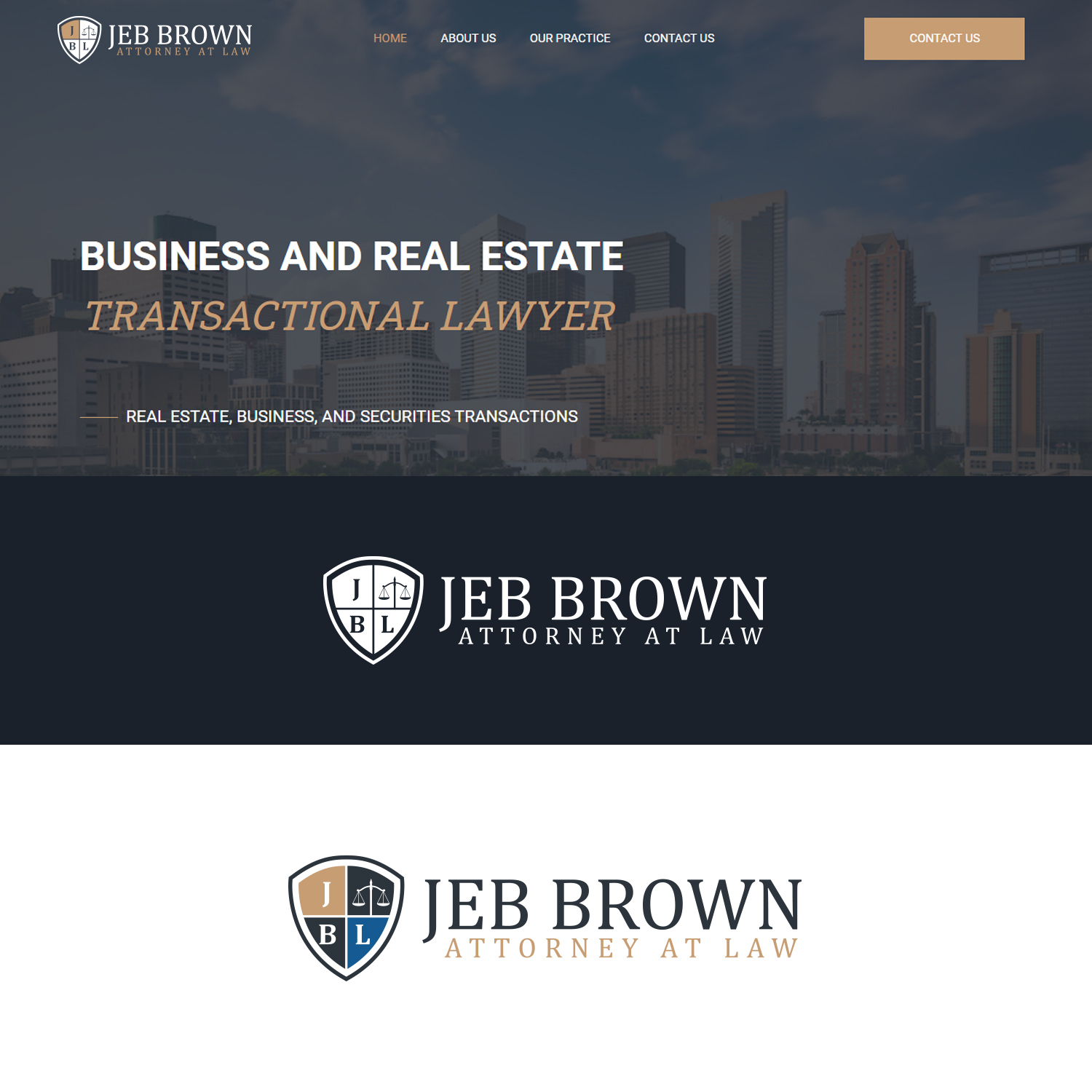 Logo Design by MG.graphics for Jeb Brown Law | Design #26901325
