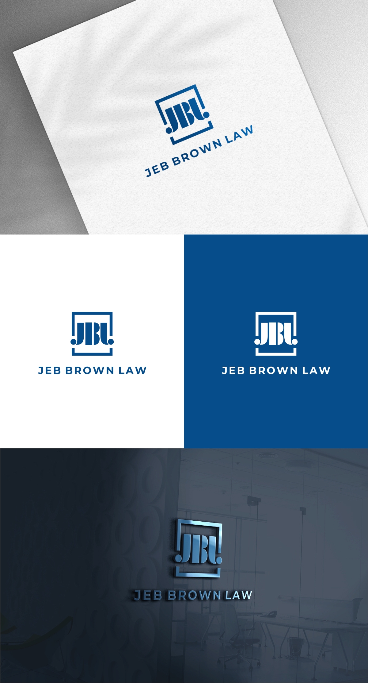 Logo Design by Dave Paresh for Jeb Brown Law | Design #26909504