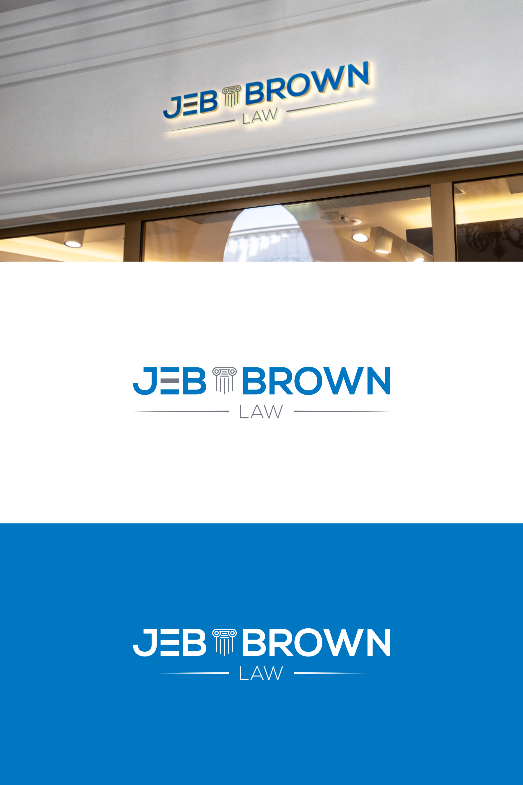 Logo Design by anak mama for Jeb Brown Law | Design #26903556