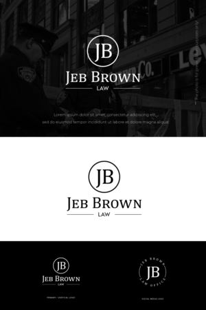 Logo Design by Asya Logo for Jeb Brown Law | Design #26901508