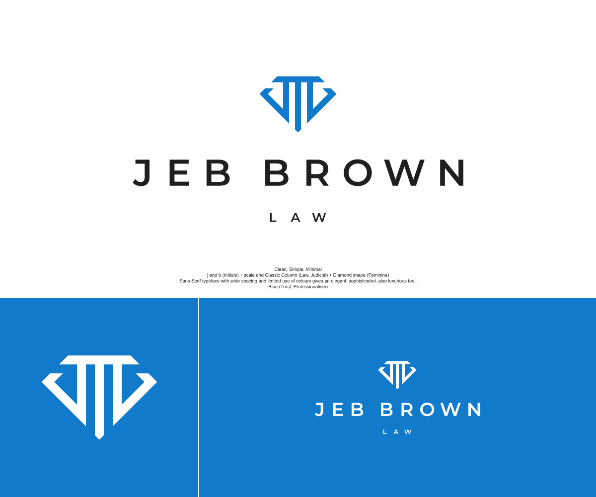 Logo Design by Sunilc for Jeb Brown Law | Design #26972442
