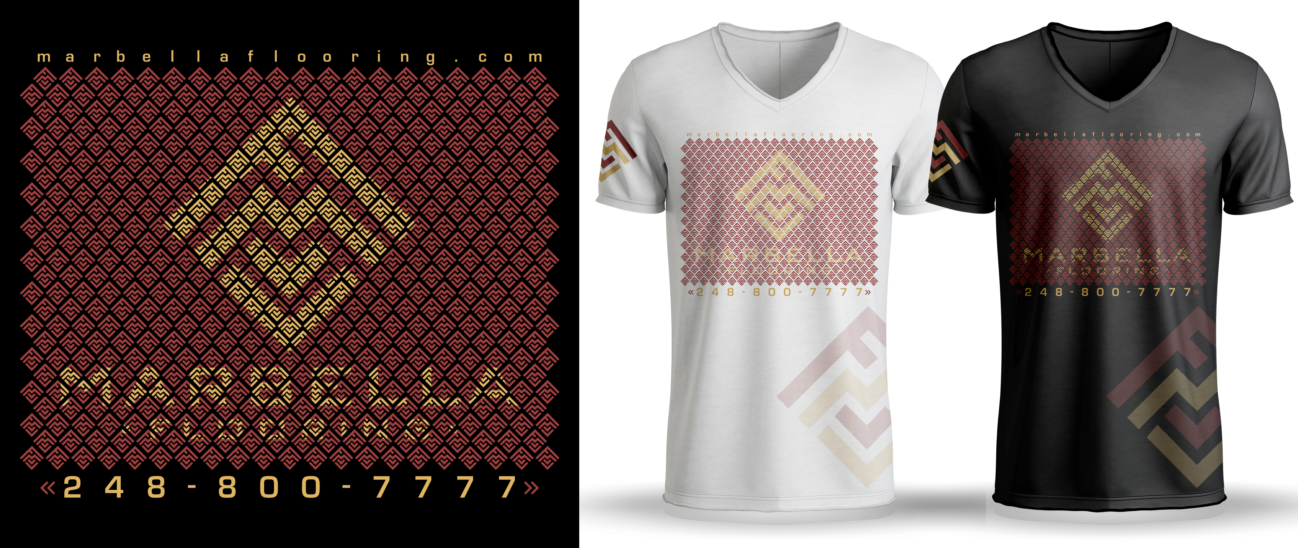 T-shirt Design by Al Pech for Marbella Flooring  | Design #26911124