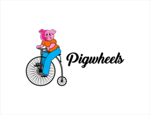 Could say PigWheels, but not necessary. | Logo Design by BNdesigner
