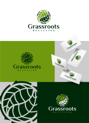 Grassroots Recycling | Logo Design by artswolf