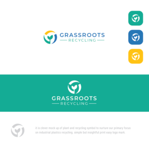 Grassroots Recycling | Logo Design by nandkumar