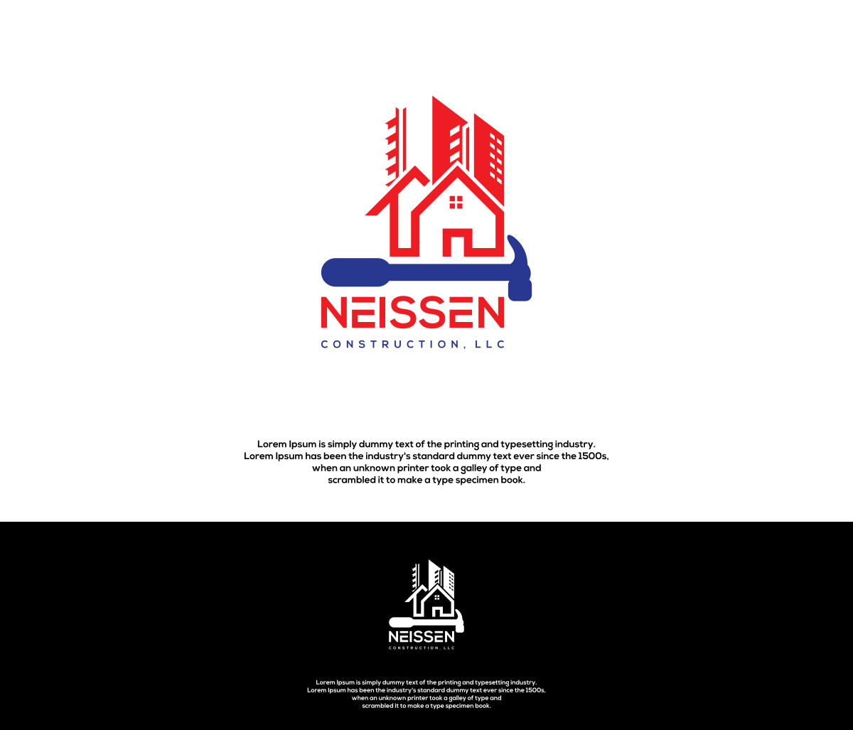 Logo-Design von driptip für Neissen Construction, LLC | Design #26924396