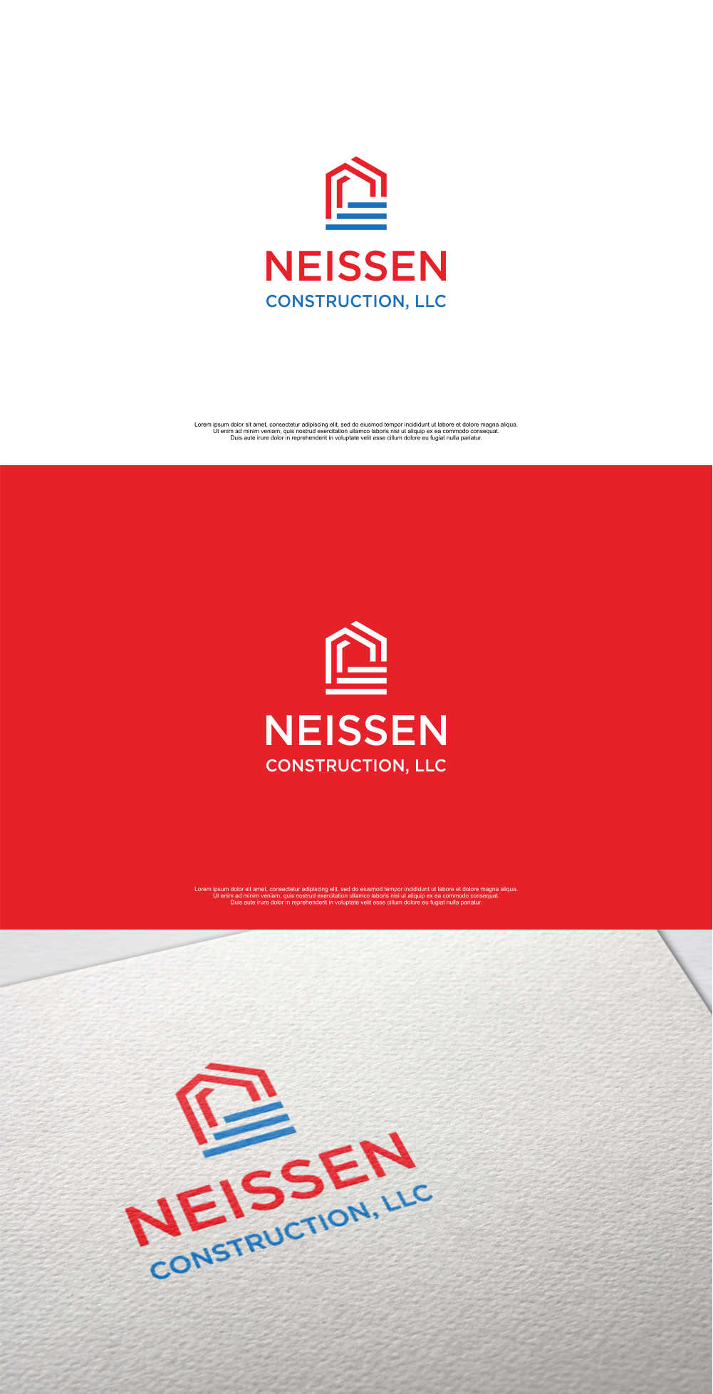 Logo Design by MASH Std for Neissen Construction, LLC | Design #26904658
