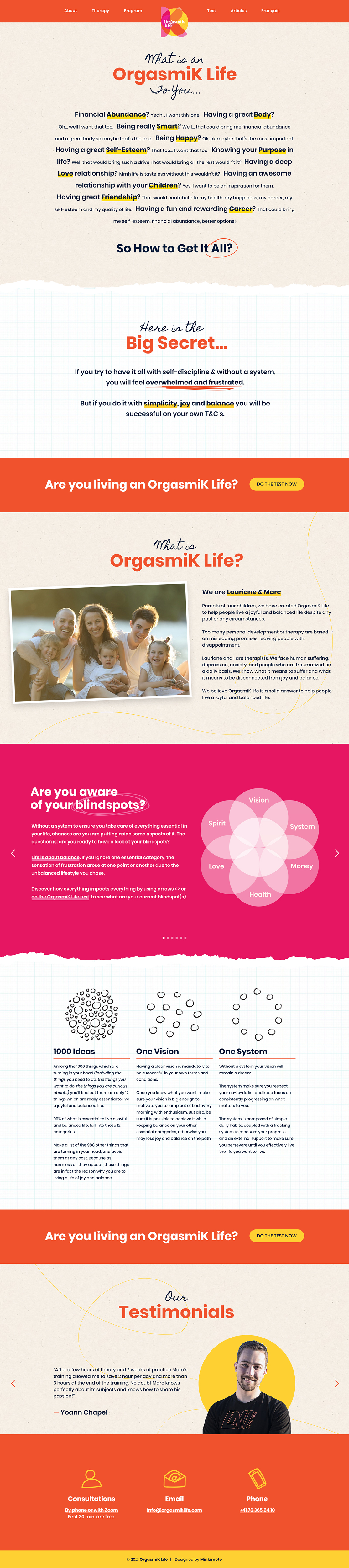 Web Design by Minkimoto for this project | Design #26927460