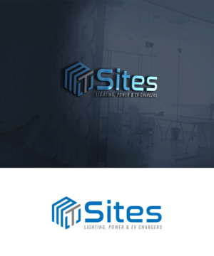 MT Sites (slogan - Lighting, Power & EV Chargers | Design de Logo par Mr Line @rt