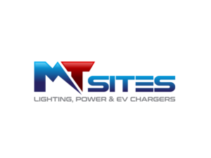 MT Sites (slogan - Lighting, Power & EV Chargers | Logo-Design von designA78