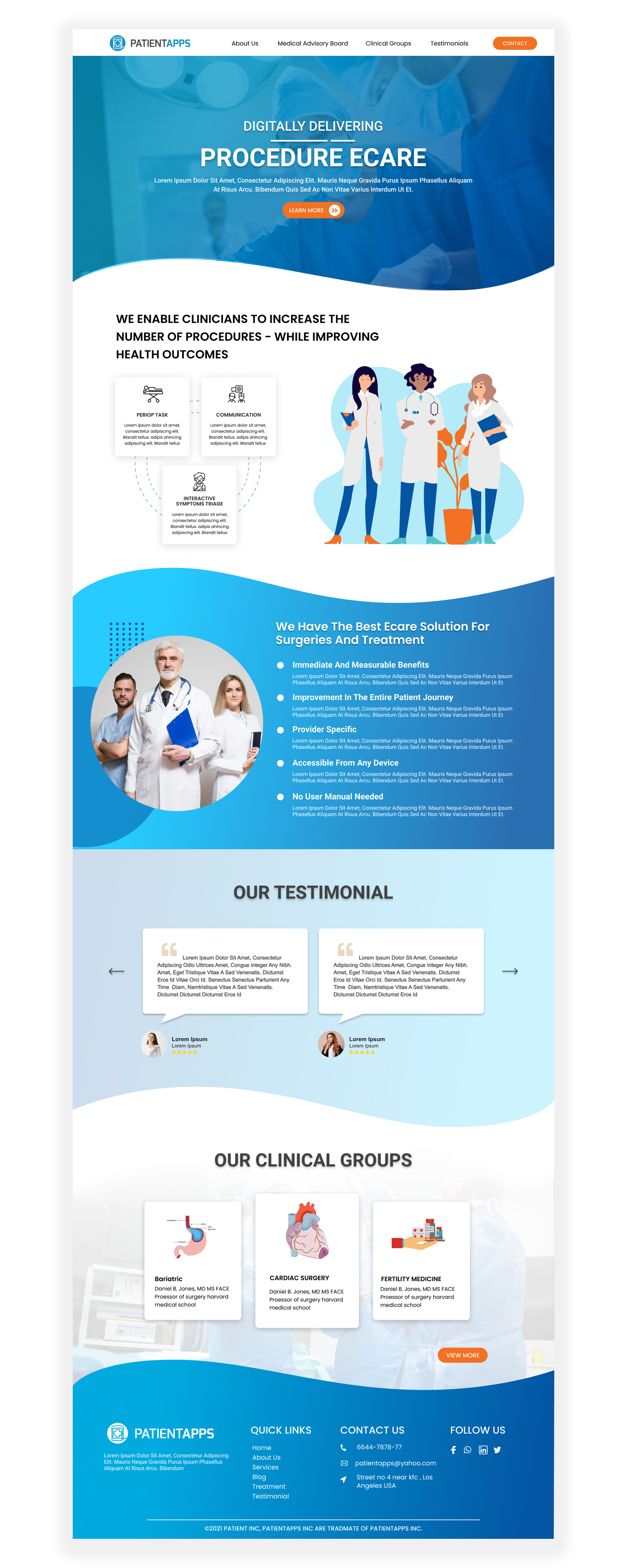 Web-Design von Adeel Rahman für PatientApps Inc. | Design #26906728