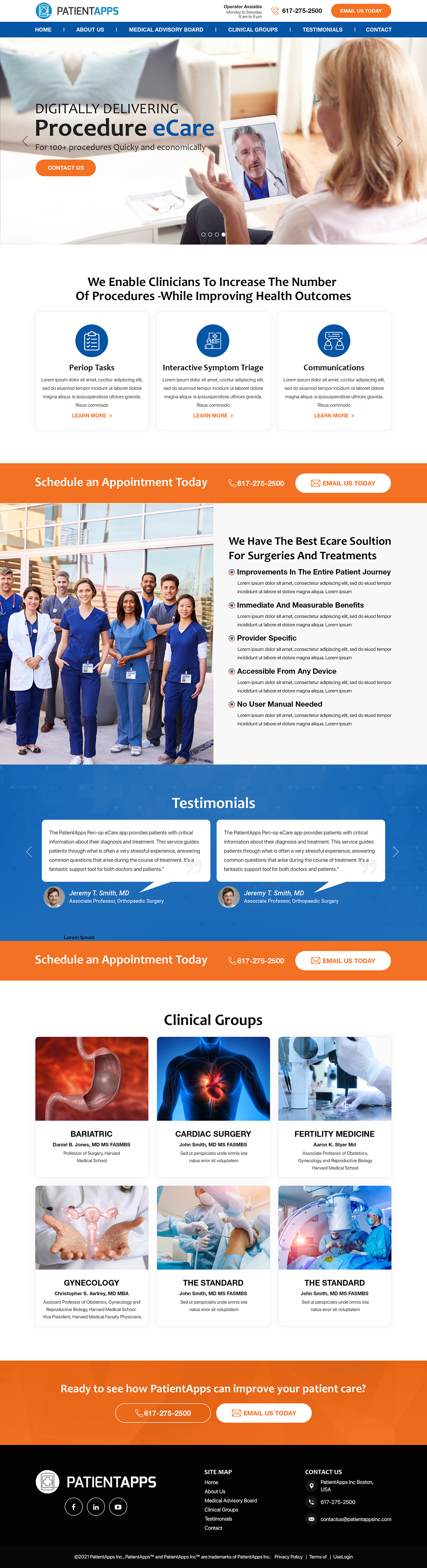 Web-Design von Titan Eagle für PatientApps Inc. | Design #26913929