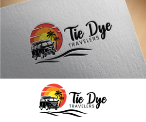 Tie Dye Travelers | Logo-Design von BabAgori