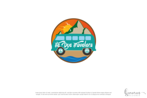 Tie Dye Travelers | Logo Design by InkThink by Scaurus
