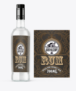 Artisan Spirit Label Design - Josey Station Distillery | Label Design by ecorokerz