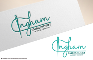 Ingham Embroidery | Logo Design by Juli creation