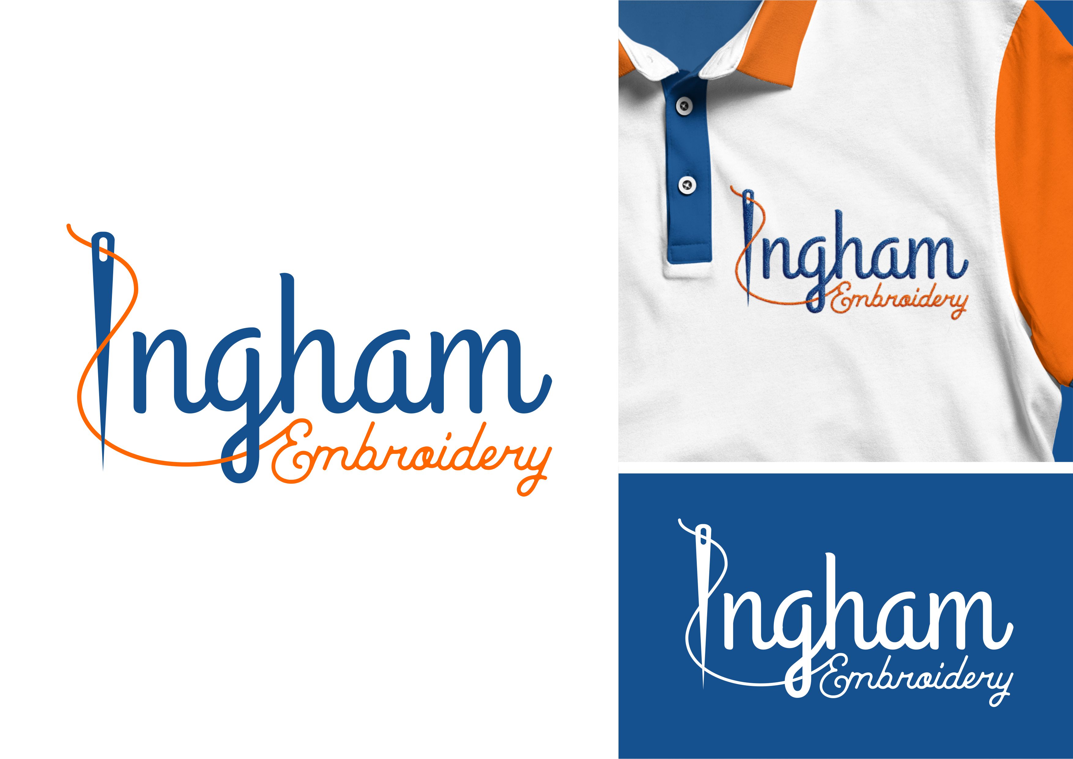 Logo Design by ammar_ed for Ingham Embroidery | Design #26908219