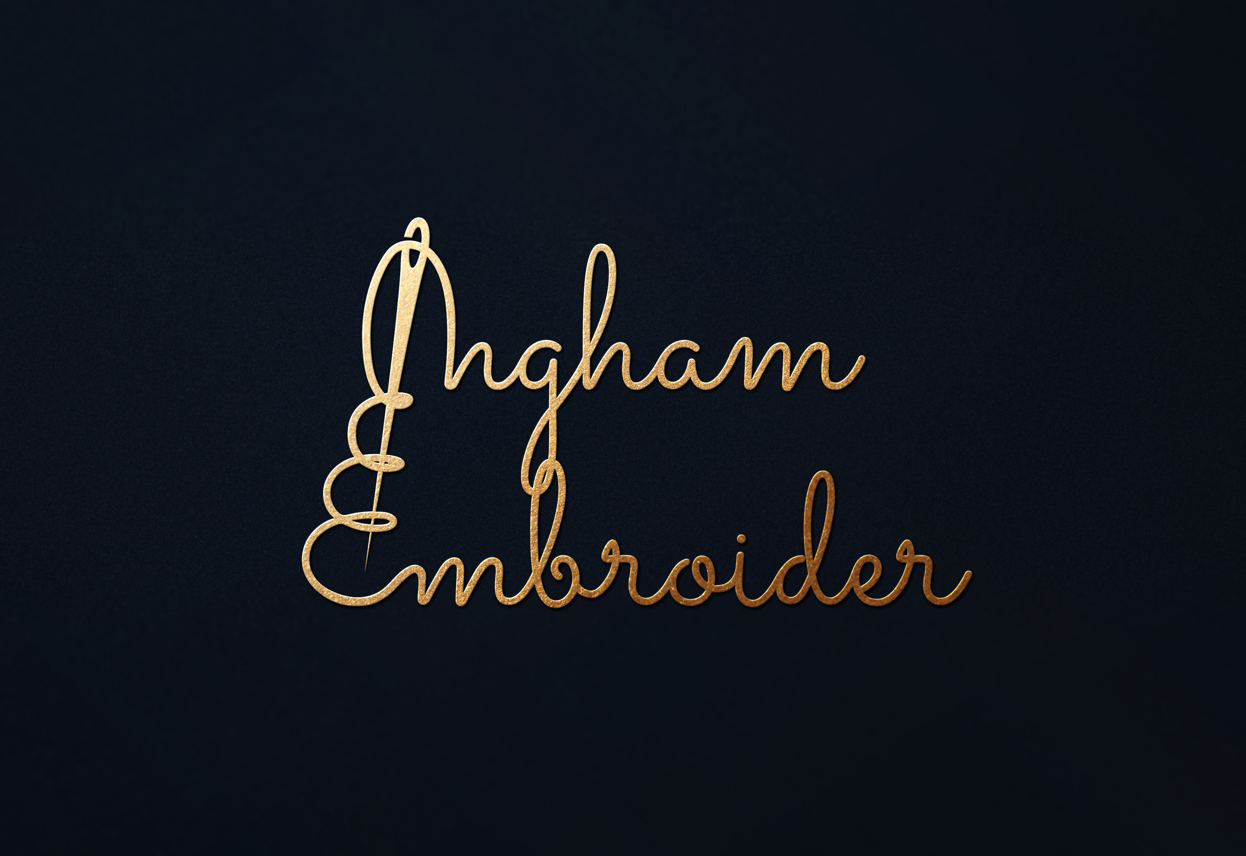 Logo Design by Elizaveta M for Ingham Embroidery | Design #26910026