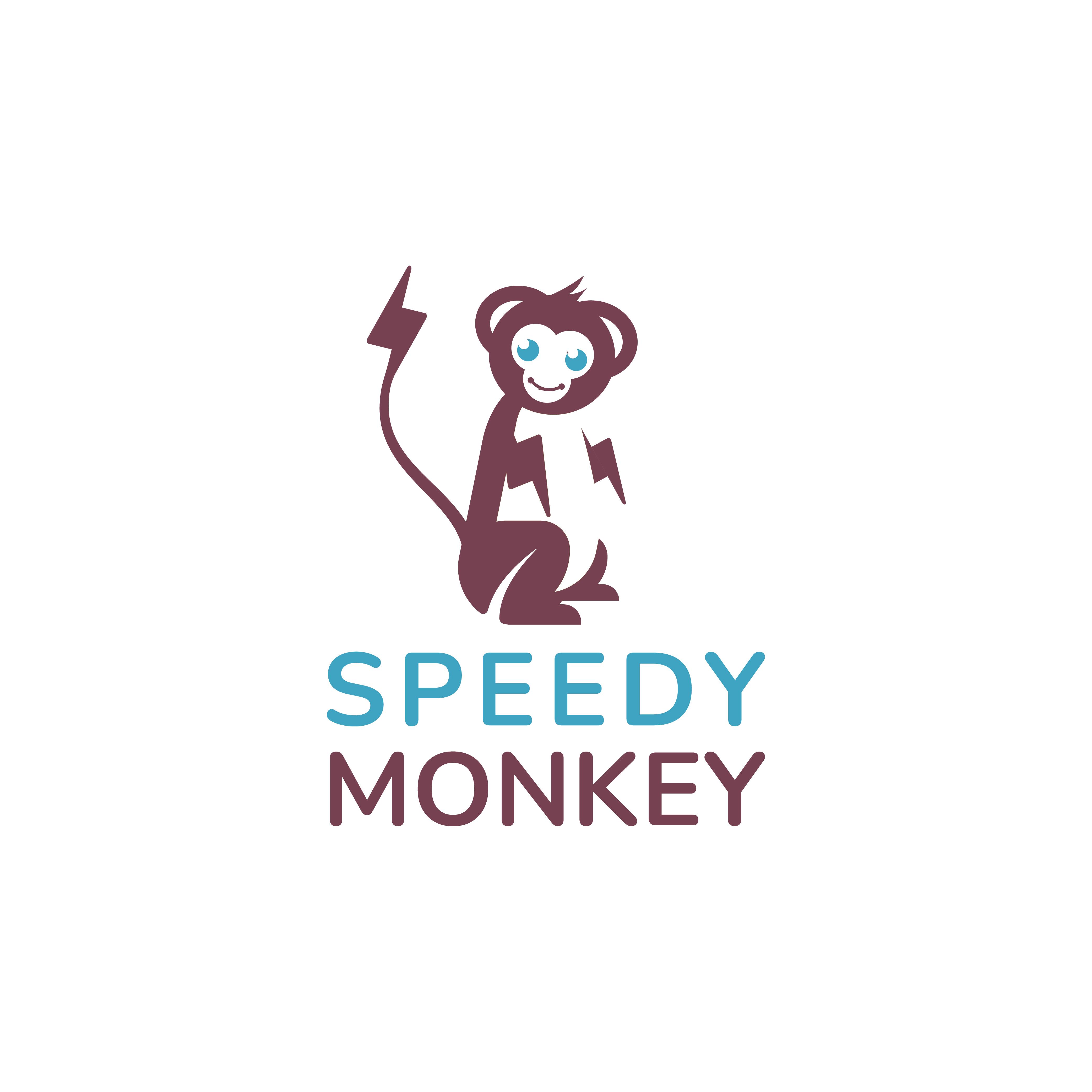 Logo-Design von Zalala für SPEEDY MONKEY | Design #26911429