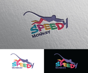 Speedy Monkey | Logo Design by Iris 3