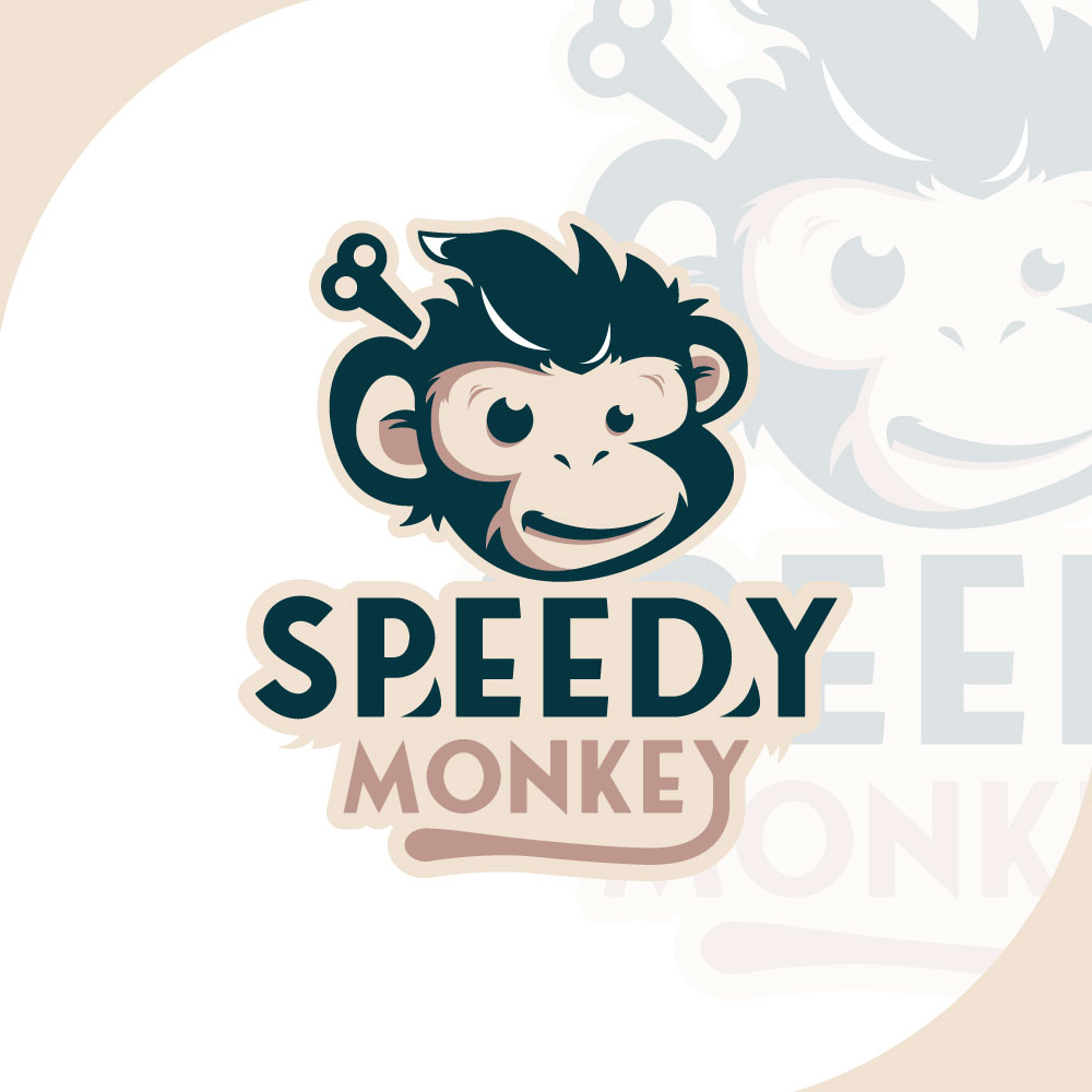 Logo Design by Jose Alvin for SPEEDY MONKEY | Design #26922205