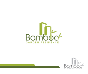 Bamboo Garden (first line) Residence (the second line) | Logo Design by Fat Bat Man