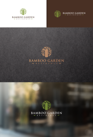 Bamboo Garden (first line) Residence (the second line) | Design de Logo par Paperfox Designs