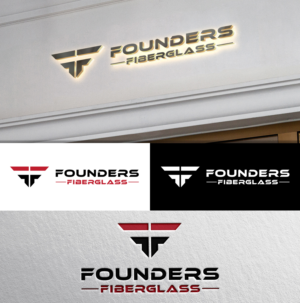 Founders Fiberglass | Logo Design by Blessing Angel