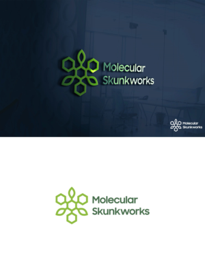 A creative and applicable design with the name of Company--Molecular Skunkworks.  Also, you have the flexibility with the "w" in Skunkworks to be upper or lower case. | Logo Design by Haja_H2