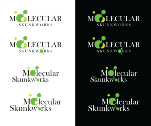 A creative and applicable design with the name of Company--Molecular Skunkworks.  Also, you have the flexibility with the "w" in Skunkworks to be upper or lower case. | Logo Design by Iris 3