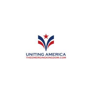 The logo should include the URL: "TheEmergingKingdom.com" in addition to the phrase: "Uniting America" | Logo-Design von Juliawan