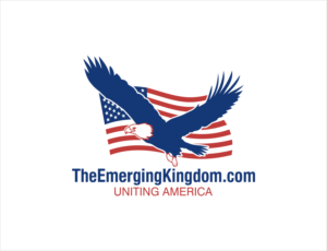 The logo should include the URL: "TheEmergingKingdom.com" in addition to the phrase: "Uniting America" | Logo Design by BNdesigner