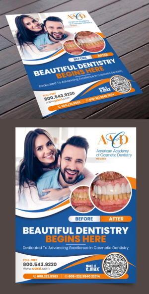 Dental Lab advertising to cosmetic dentist | Diseño de Flyer por Fat Bat Man