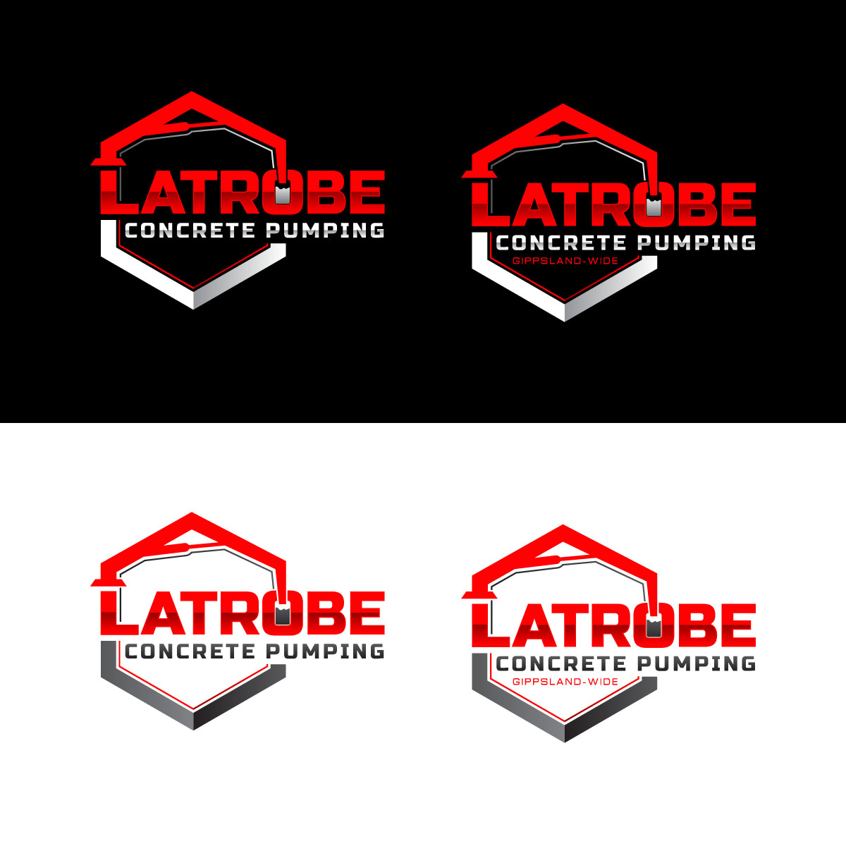 Diseño de Logo por Rueell Artss para Latrobe Concrete Pumping Pty Ltd | Diseño #26916368