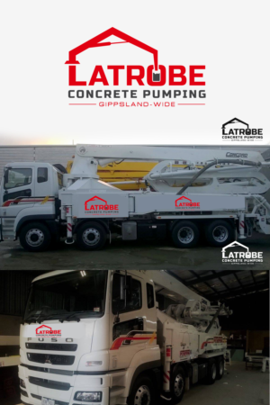 Logo Design by Rueell Artss for Latrobe Concrete Pumping Pty Ltd | Design: #26919205